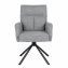 Drehstuhl Kyra Hellgrau - 4