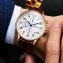 Herrenchronograph mit Lederband - 4