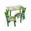 Kindertisch Set mit 2 Stühlen farbenfroh mit Motiv für Kinderzimmer - 4