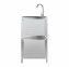 Spüle mit Unterschrank für Outdoorküche Silber - 4