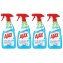 Ajax Glasreiniger 3 Fach Aktiv Antistreifen Antischmutz 500ml 4er Pack - 4