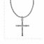 Halskette Silber 925 poliert mit Kreuz-Anhänger 55cm lang Königskette 2,2mm breit - 4