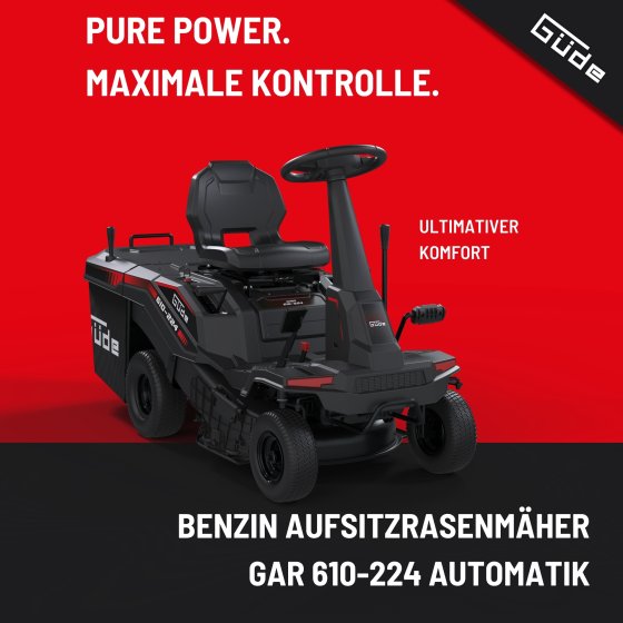 Benzin-Aufsitzmäher GAR 610-224 Automatik 