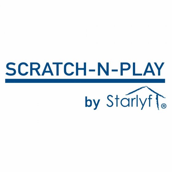 Kratzmatte mit Spielzeug