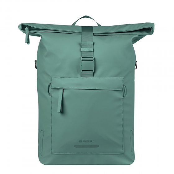 Fahrrad-Umhängetasche Brooklyn MIK Hooks,silbergrün 