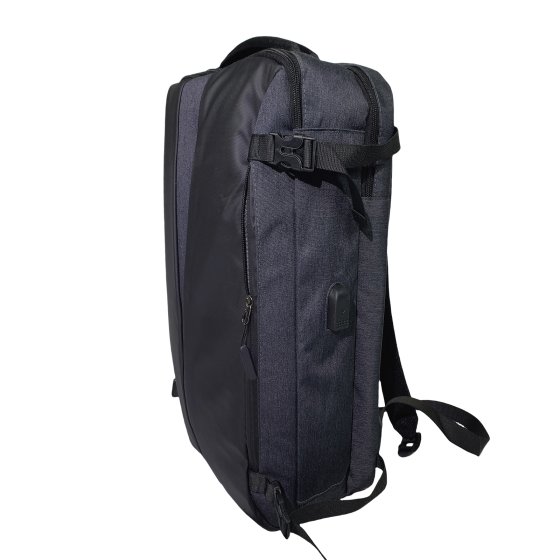 Business-Rucksack u. Tragetasche in einem Stylisch, funktional und kompakt 