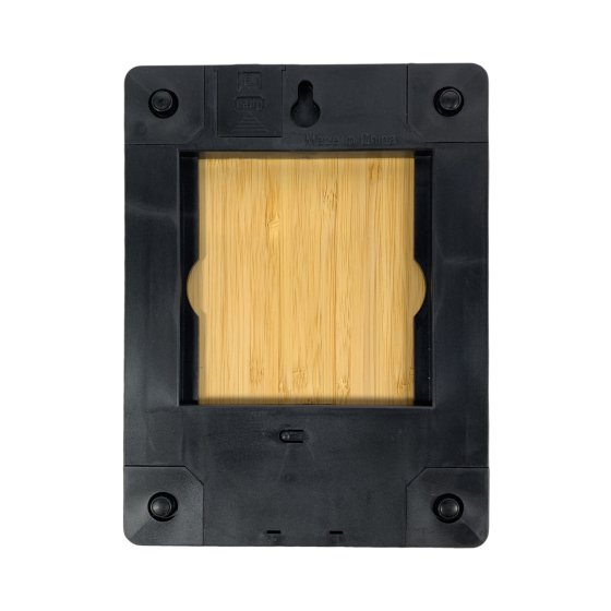 Digitale Küchenwaage Bambus 5 kg LCD Display Touch Tara Funktion 
