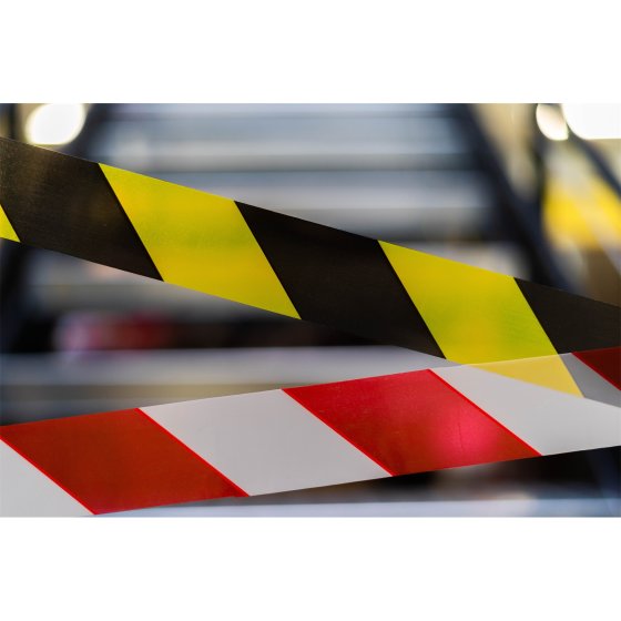 Absperrbänder auf Rolle 12-teiliges Set 