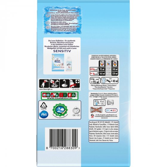 Lenor WM Pulver Sensitiv 20WL 