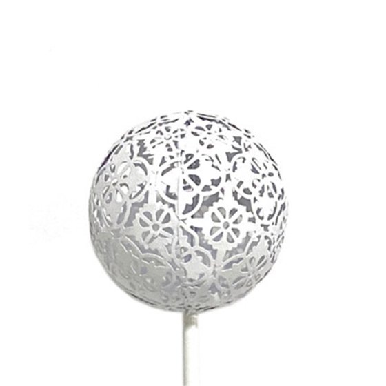 Solarlampe 2er Set Luna Flower Weiß 