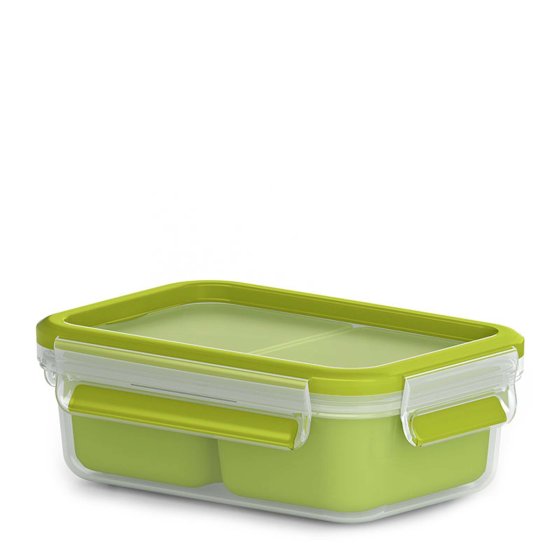 Snackbox mit 2 Einsätzen Clip + Go 