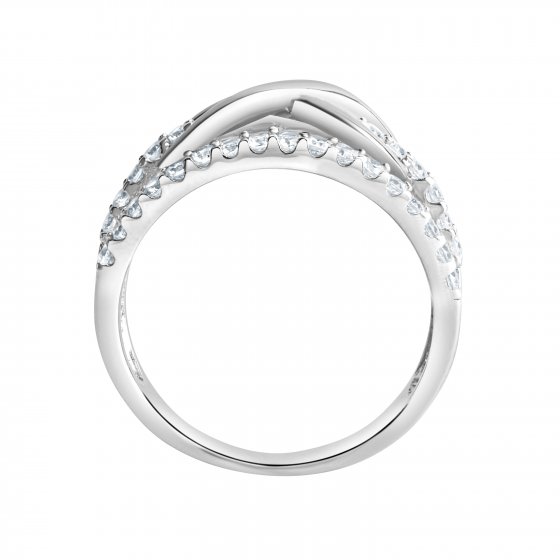 Ring Silber 925 rhodiniert mit Unendlichkeitssymbol 