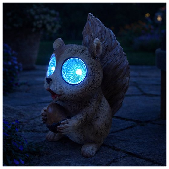Solar-Gartenfigur Eichhörnchen 