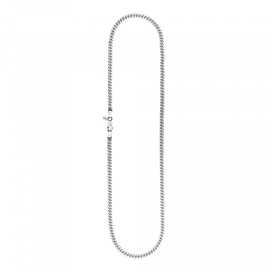 Kette 925 Sterling Silber oxidiert Panzer Kette 