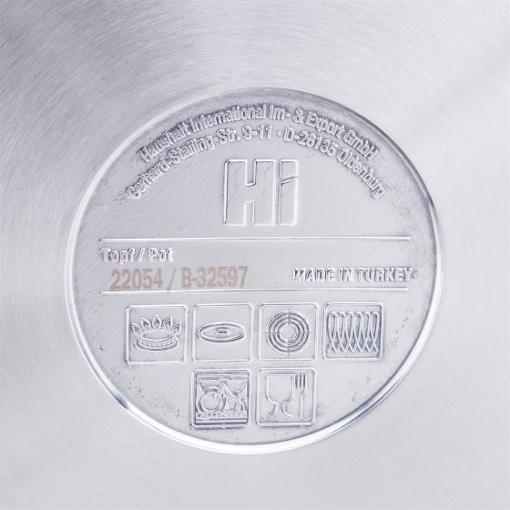 Kochtopf Universaltopf mit Glasdeckel 