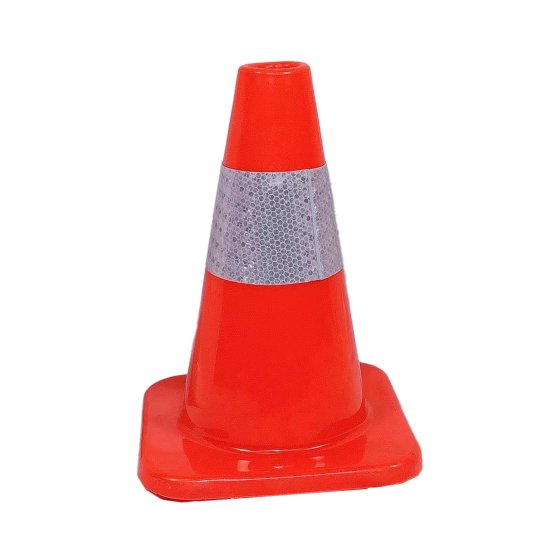 4er Set Verkehrskegel 30 cm Trainingskegel Pylonen Orange 