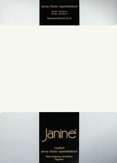 Spannbetttuch Elastic Jersey 5002 Janine ecru | 200x200