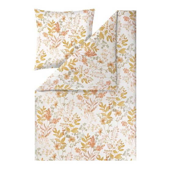 Bettwäsche Mako-Satin Bio Flor ESTELLA 