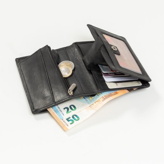 Ledergeldbörse mit RFID + BOX 