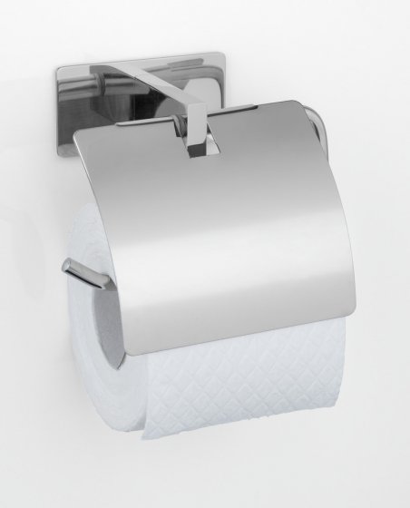 Turbo-Loc® Toilettenpapierhalter Genova Shine, mit Deckel