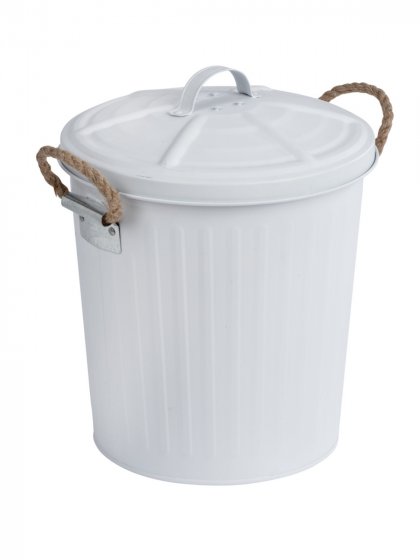Kosmetikeimer Mod. Gara Weiß matt, 6 Liter 