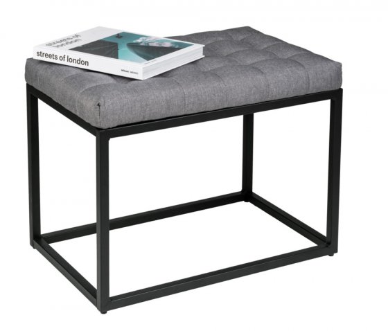 Bank mit Polster Mod. Amandola, 59 x 45,5 x 39 cm, belastbar bis zu 120 kg 