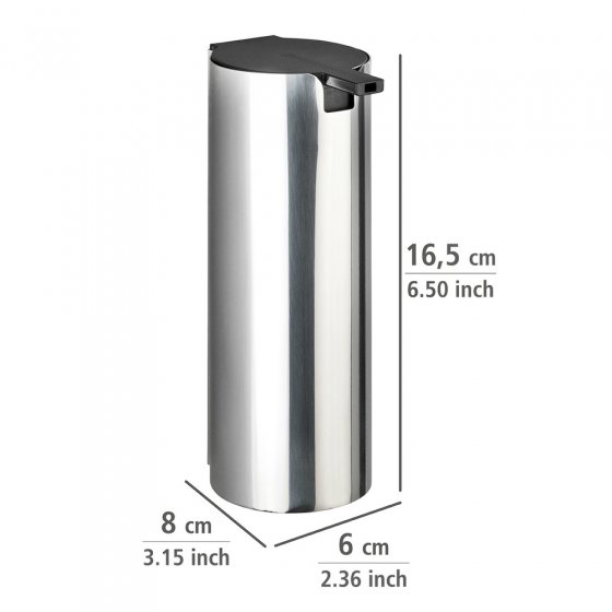 Turbo-Loc® Edelstahl Seifenspender Detroit, Befestigen ohne bohren 