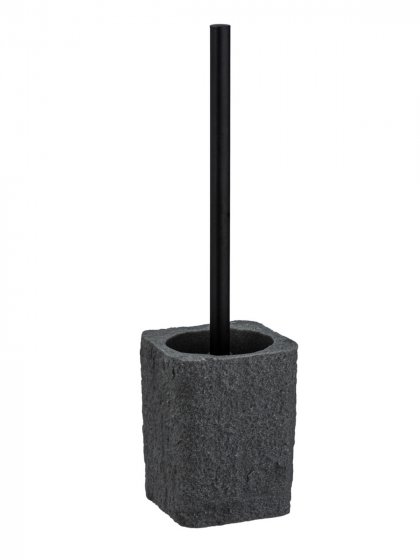 WC-Garnitur Mod. Villata Grau, Bürstenkopf auswechselbar 