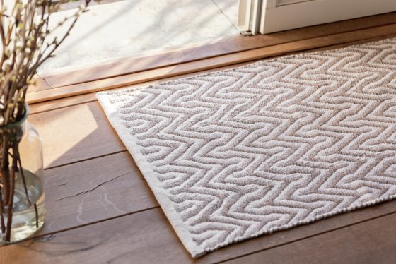 Badematte Mod. Altai, hergestellt aus recycelten PET-Flaschen (100 % Polyester)