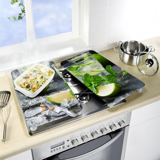Herdabdeckplatte Universal Mojito 2er Set, für alle Herdarten