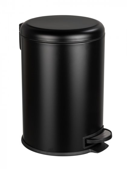 Treteimer Mod. Leman Easy Close Schwarz 20 L, mit herausnehmbarem Einsatz