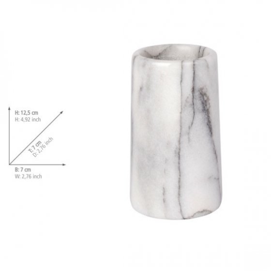 Zahnputzbecher Mod. Onyx, aus hochwertigem Marmor