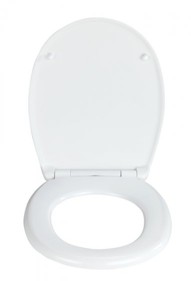 WC-Sitz Mod. Vorno Neo Weiß, aus antibakteriellem, stabilem Duroplast 