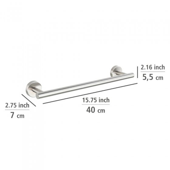 Badetuchstange Mod. Bosio Edelstahl Matt, rostfrei, 40 cm