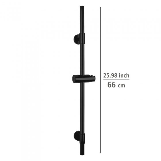 Duschstange Mod. Basic Schwarz, 66 cm 