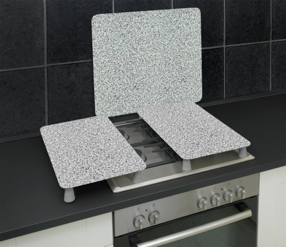Herdabdeckplatte Universal Mod. Granit 2er Set, für alle Herdarten