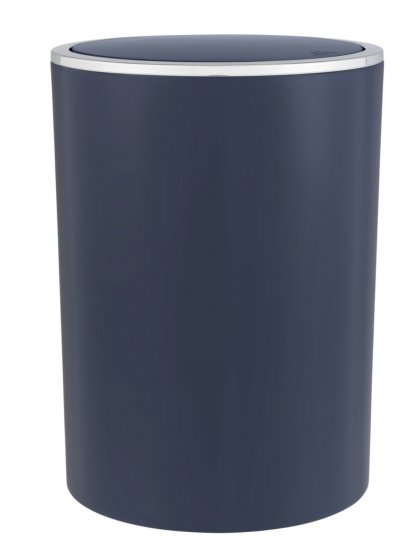 Schwingdeckeleimer Mod. Inca Dunkelblau, 5L, hochwertiger Kunststoff, 5 Liter 