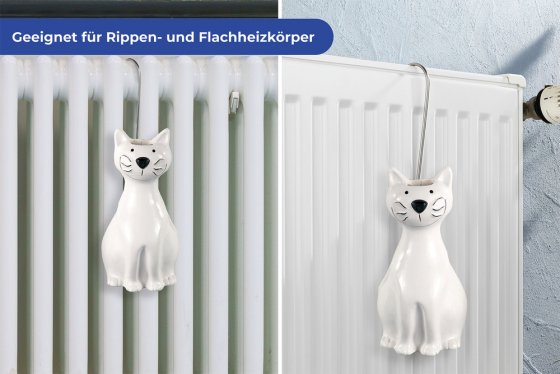 Luftbefeuchter Mod. Katze 2er Set, Füllmenge 300 ml