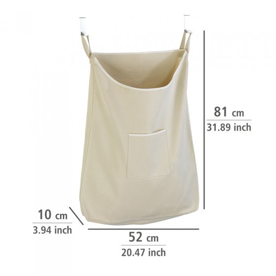 Über-Tür Wäschesammler Mod. Canguro Beige, 65 l