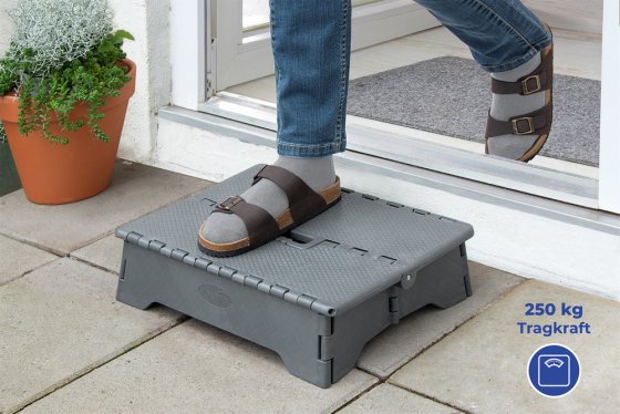 Klapp-Trittstufe Mod. Secura, klappbare Badstufe