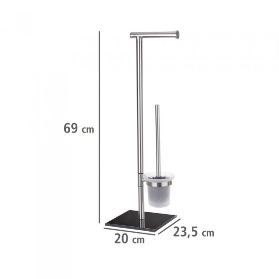 Stand WC-Garnitur Mod. Lima Edelstahl, rostfrei