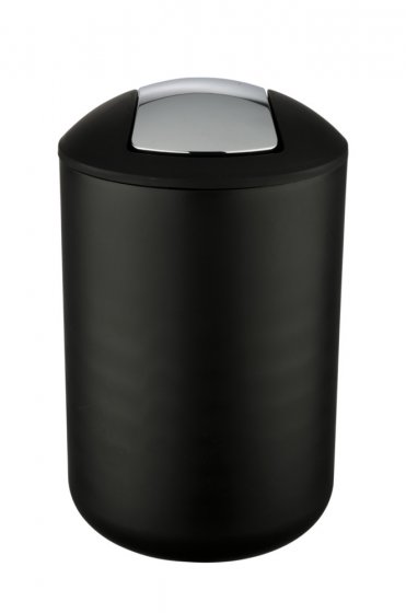 Schwingdeckeleimer Mod. Brasil Schwarz L, 6,5 Liter