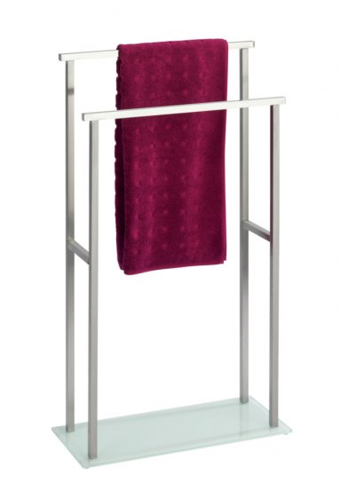 Handtuchbutler Mod. Debar Edelstahl, mit 2 Handtuchstangen