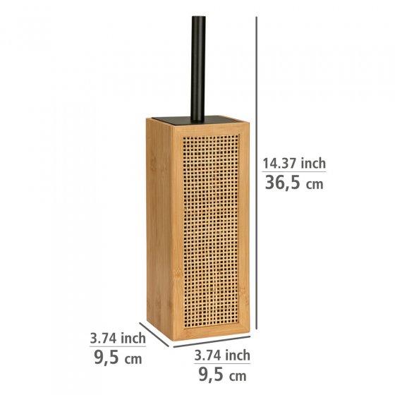WC-Garnitur Mod. Allegre, aus Bambus und Rattan 