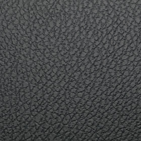 WC-Sitz Mod. Cuero Schwarz, in Lederoptik aus MDF