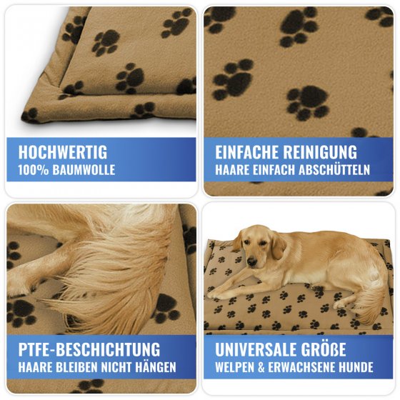 Mod. Multi-Tierdecke 90x60cm, antihaftbeschichtete Tiermatte 