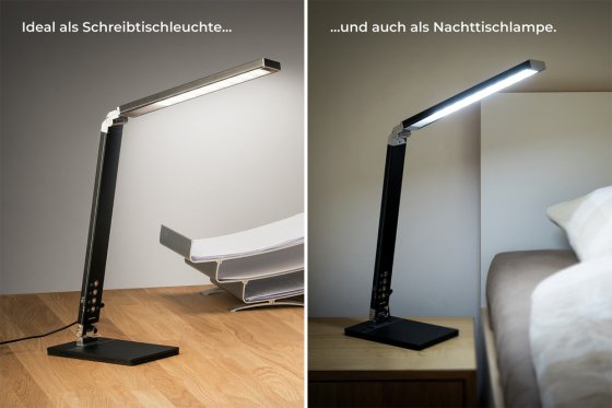 Tageslicht-Tischleuchte, Tischlampe mit 5 Helligkeitsstufen 