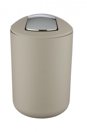 Schwingdeckeleimer Mod. Brasil Taupe L, 6,5 Liter