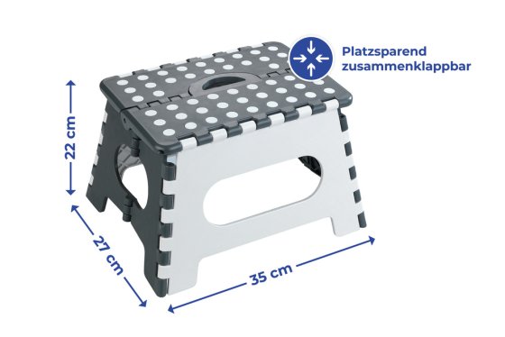 Klapphocker Mod. Secura, extrem belastbar bis 350 kg 