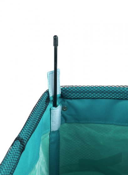 Wäschesammler Mod. Corno Petrol, Wäschekorb, 43 l 